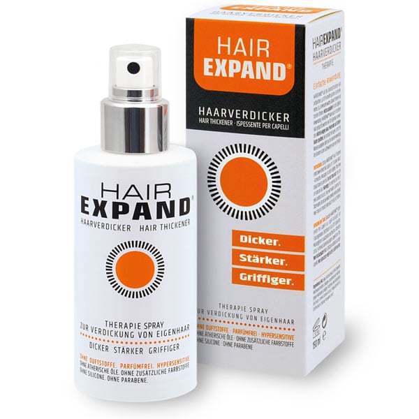 haarverdicker von HairExpand in 150ml box für dünne Haare
